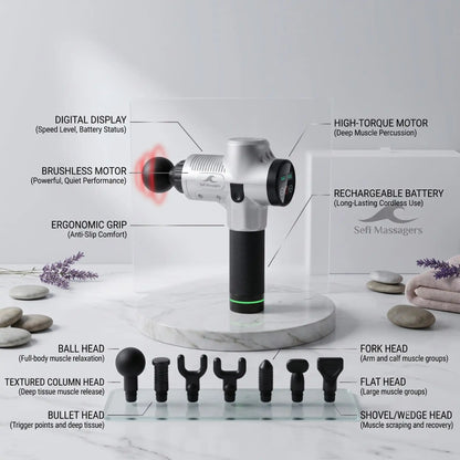 Elite Performance Deep Tissue Percussion Massage Gun